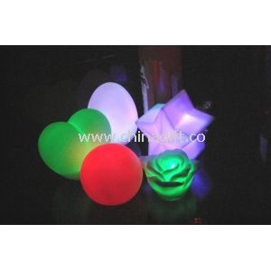 Flashing ball , pentagram, peach heart, egg shap ( waving switch )