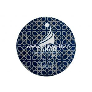 1-6 mm Thicknesses, 200 * 200 mm Round Shape Rubber Base Soft Mouse Mat for Optical Mouse