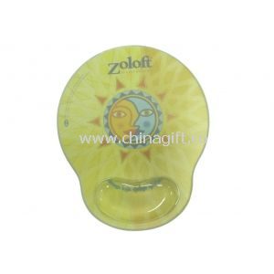 High Quality Transparent Hard PVC Top Liquid Wrist Rest Mouse Pads