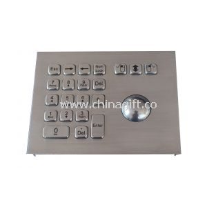 IP65 dynamic rated vandal proof industrial stainless steel trackball