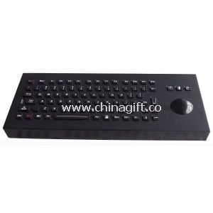 Desktop black industrial pc keyboard with FN keys