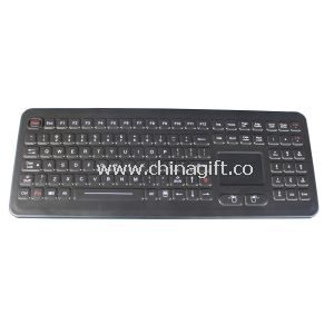 Dynamic Silicone Industrial PC Keyboard with sealed touchpad