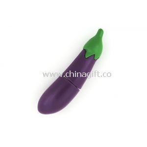Fun Eggplant Cartoon USB Flash Drive