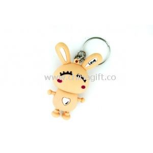 Funny Novelty Yellow Rabbit Shape Cartoon USB Flash Drive