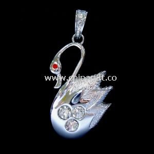 Goose Shape Jewelry USB Flash Drive 8GB With Front Side Metal Part