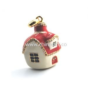 Free Logo 1GB Jewelry USB Flash Drive  With USB-HDD Mode