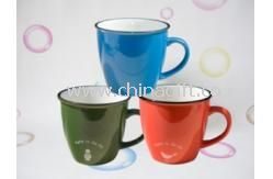 Enamel-like mug set