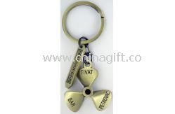 Metal keychain