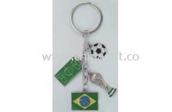 Sport metal keychain