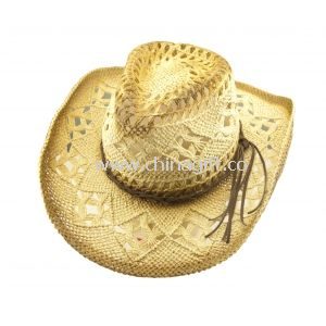 Hollow Raffia straw cowboy hats