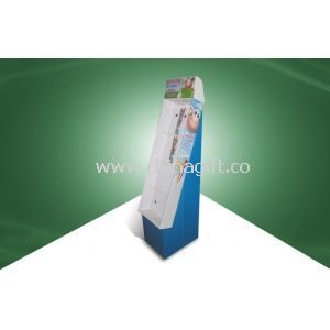 100% Recyclable POP Cardboard Display Hook Display Stand For Kids Milk Bars