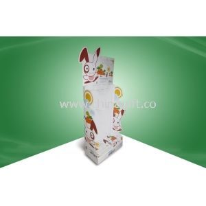 Cute & Funny Cardboard Point Of Sale Display Stands with Varnishing or Calendaring