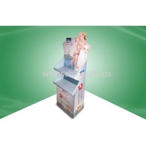 Durable Cardboard Display Stands Printing For Nestle Milk Powder