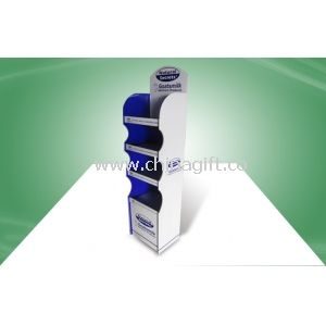 Easy - assemble Four Shelf Cardboard Display Stand Cardboard Shelf Display for Milk Products