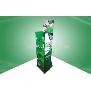 Eco-barátságos POP karton megjeleníteni zöld négy-polc
