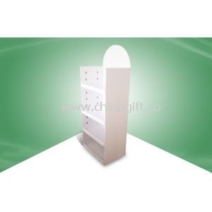Four Adjustable Shelf POS Cardboard Display Rack for Healthcare Products