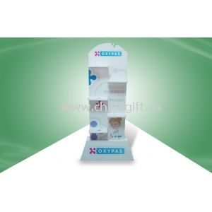 Stable Eye - catching Double-face-show POS Cardboard Display Stands For Footware Products