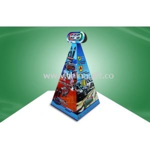 Unique Design Cardboard Display Stands Car Accessory Floor Display