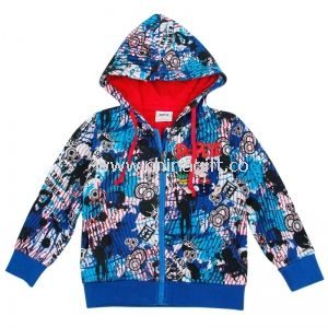 New fashion star children clothing and cover cap unlined upper garment
