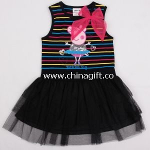 New kids peppa pig tunic top summer cotton girls party/evening dresses wear