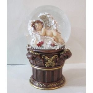 Beautiful souvenir crystals melts angel Water/Snow Globes
