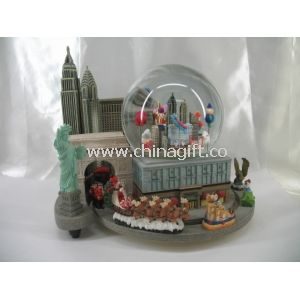 New York bilder aus der stadt shape ceramic Water/Snow Globes