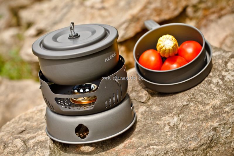 9 ΤΕΜ Ορισμός σκληρό ανοδιωμένο Cookset