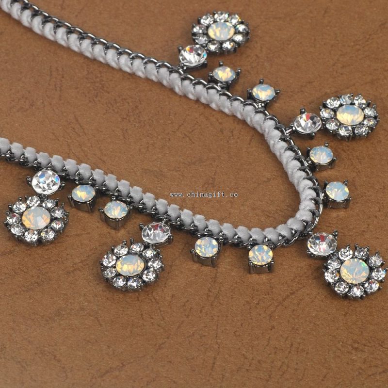 2016 Mode Diamant Metel Kette Halskette