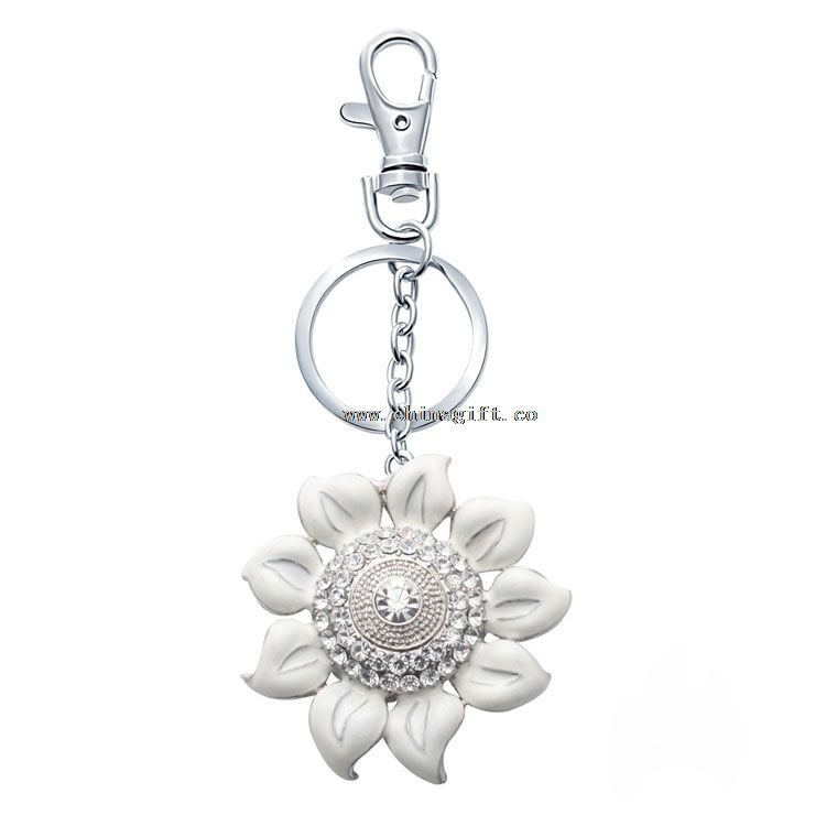 Cheap sunflower gifts of wedding keychain