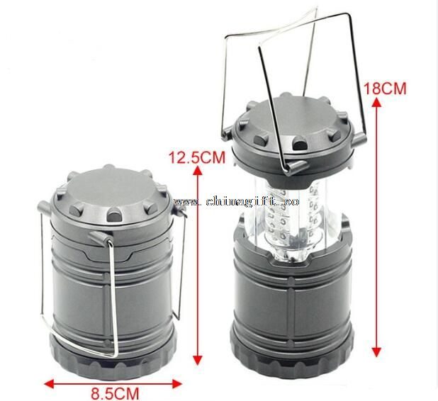 30 LEDs collapsible AA battery led camping light
