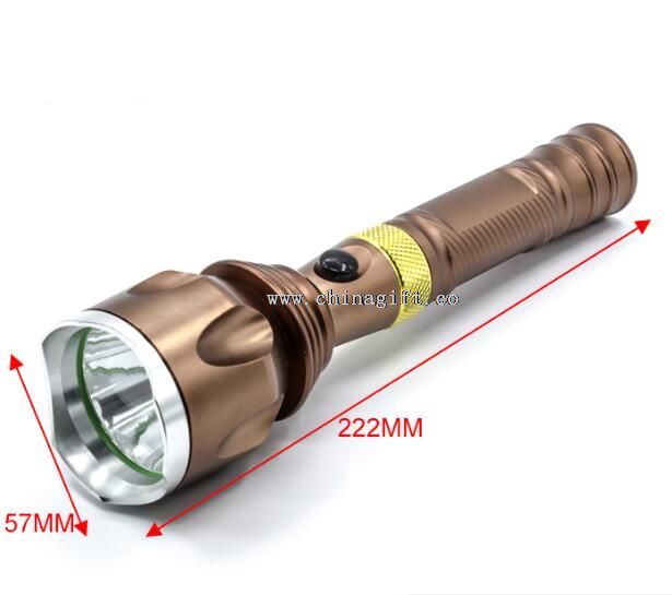 3.7V újratölthető zseblámpa led