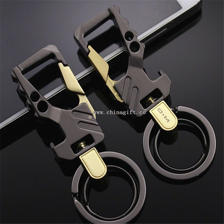 Multi-function Car keychain Metal Bottle Openers