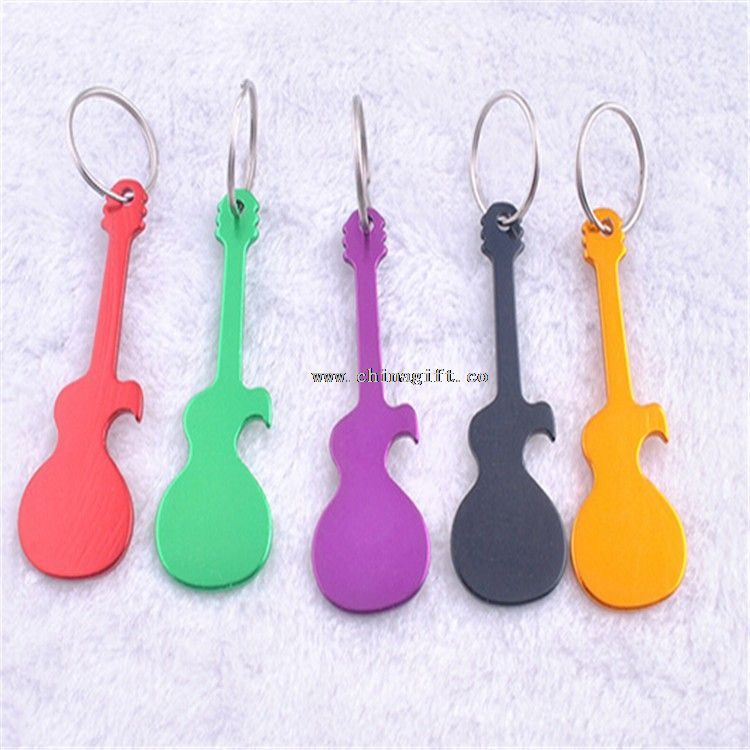 Colorful Printed Guitar Bulk Metal Bottle Opener