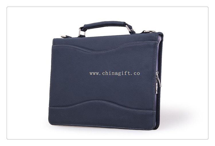 Leather Convertible 3-Ring Padfolio