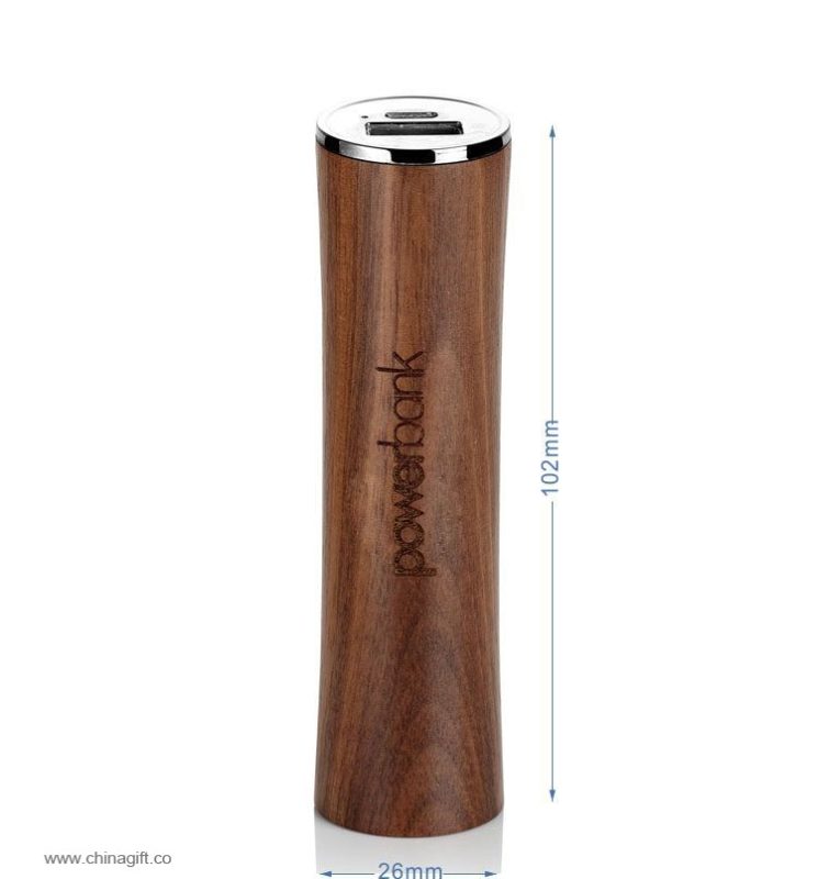 wood mobile Power Bank