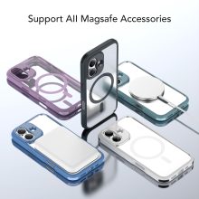 Metal Button Camera Ring Phone Case