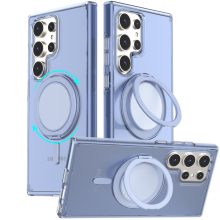 Transparent Phone Case with 360 Degree Stand for Samsung