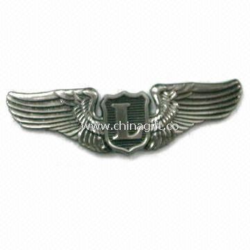 Metal Military Badge with Black Nickel Plating
