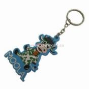 Keychain in Fashionable Design Made of Soft-plastic