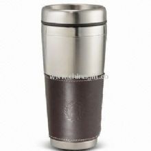 Stainless Steel Travel Mug with Leather Wrap China
