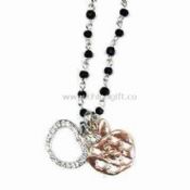 Childrens Crystal/Alloy Pendant Necklace medium picture
