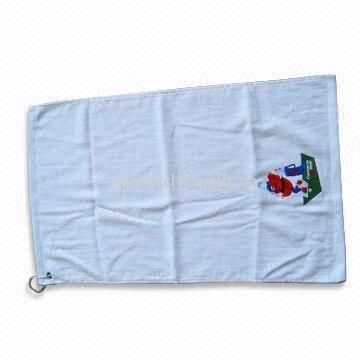 Golf Towel Made of Velour Cotton