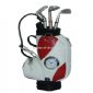 PU golf-bag style pen holder with watch small pictures
