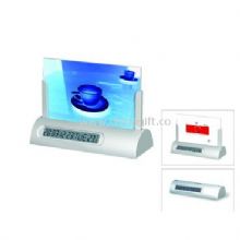LCD alarm clock with Name Card Holder China