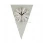 Glass wall clock small pictures