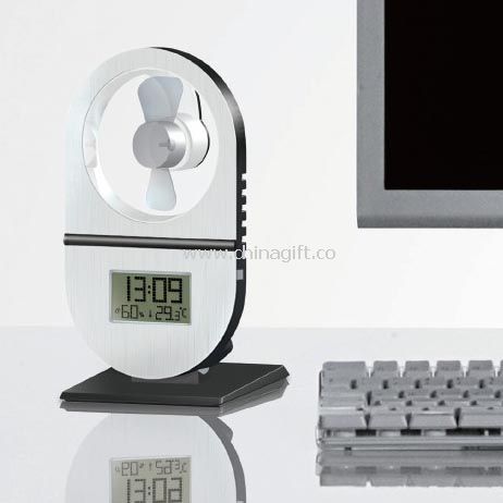 USB Fan with Clock