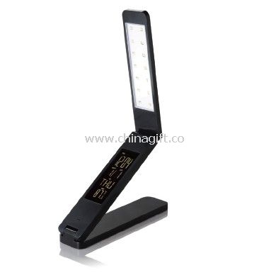 Foldable LED Light with Clock