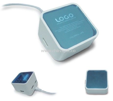 Mini USB Hub with Logo