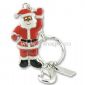 Metal Santa Claus USB Flash Drive with Keychain small pictures