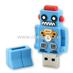 Plastic Robot shape USB Flash Drive